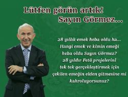 Ltfen artk grn! Sayn Grmez!