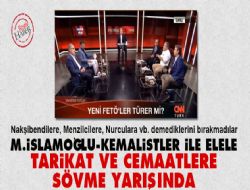 M.slamolu-Kemalistler ile elele tarikat ve cemaatlere svme yarnda