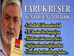 Fethullah Glen'i mctehid olarak gren Faruk Beer