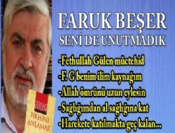 Fethullah Glen'i mctehid olarak gren Faruk Beer