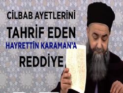 Hayrettin Karaman cilbab ayetlerini tahrif etti Cbbeli Hoca cevap verdi